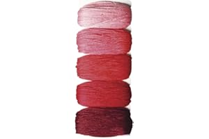 Rayher Assortiment de fils à broder „Stich & Knot », rouge, 5X10m, 100% coton, lavable, arts créatifs, broderie, bracelet brasilien-53564286