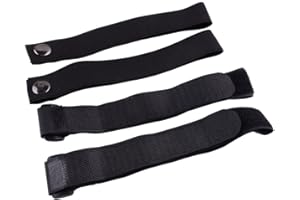 ciciTree Jeu de 4 pièces de Sangles d'enroulement de Lunette arrière pour Capote Sunride Snap Tie Down pour Jeep Wrangler JL JK