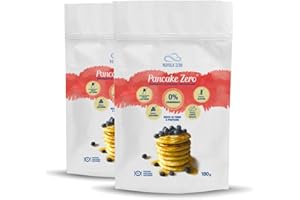 NUVOLAZERO Nuvola Zero - Preparato per Pancake Proteici in Polvere, 360g x 12 Pancake Keto Senza Carboidrati, Senza Glutine, Senza Lattosio, Senza Zuccheri, No lieviti, Made in Italy