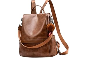 Wishliker Sac à Dos Anti-vol Sacs À Bandoulière Femme Occasionnel Étanche Daypacks Sacs D'école