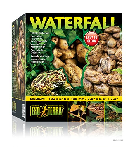 Exo Terra Wasserfall mit Kieselsteinen inkl. Pumpe mittel - 2