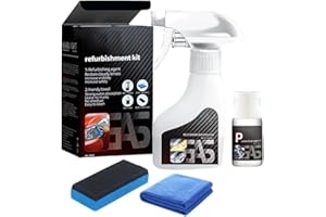 GÉNÉRIQUE Nettoyant Phare Voiture Opaque,Renovateur Phare Voiture,Kit Renovation PhareVoiture,Restoration Spray,Nettoyant PhareVoiture pour Le Jaunissement,Flous et Rayés et Les Rayures (1Pcs, 180ml)