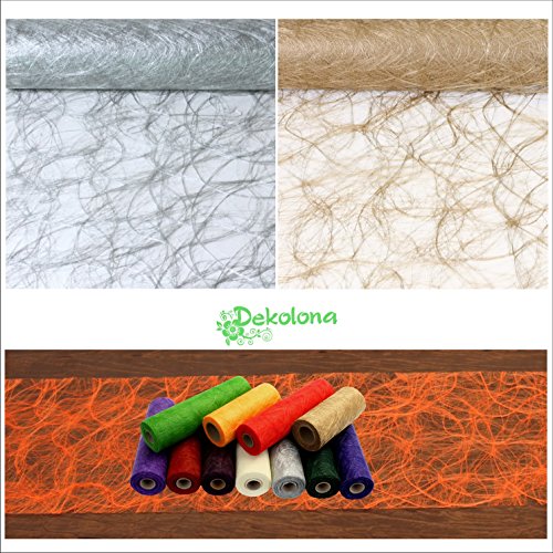 Sizoweb Tischband Silber 5 Meter lang 30cm breit - 3