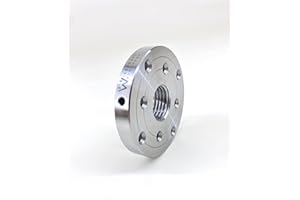 H WIEDEMANN WERKZEUGE Planscheibe Ø 100mm, Aufnahme M33x3,5mm DIN800, mit Ablaufsicherungsnut ASR, 2 Lochkreise mit 8 Löcher (Stahl, Ø 100mm)