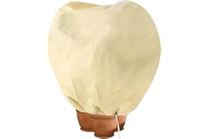 Hydrogarden Cappuccio Protezione Piante, Copertura per svernamento in Tessuto Non Tessuto 80 g/m² Protezione Contro Gel per Piante in Vaso e Rose (120x180 cm)