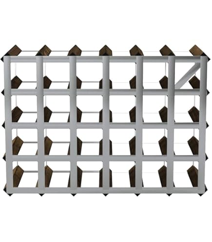 Classic 15 Bottle Dark Oak Wine Rack | Ready Assembled - Cranville - View #4