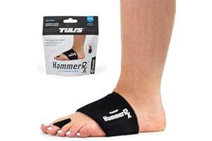 Tuli's HammerRx, raddrizzatore e correttore per dita a martello, regolabile, per un corretto allineamento delle dita e sollievo dal dolore, taglia unica