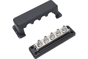 YWBL-WH 600A Kraftfördelningsblock, Anslutningsblock för Marin Bussbar med M10 5-stift 300V DC, för Elektriska Enheter för Bi