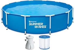 Piscina Summer Waves Active Frame 366 x 76 cm con depuradora de filtración