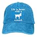 Produktbild Denim Baseball Cap Life is Better with A Goat Men Snapback Casquettes Polo Style Low Profile