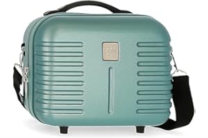 ROLL ROAD India, Neceser ABS Adaptable Adultos Unisex, Turquesa, 29x21x15 Cm