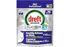 DREFT Platinum All in One Kapsułki do zmywarki Regular, 75szt.