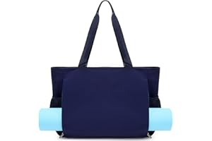 Kimwadalh Borse per Tappetini da Yoga Donna Borsa da Palestra Ginnastica Borsone da Yoga Multifunzionale Borsone Palestra con Tasca Impermeabile