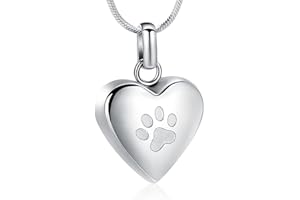 Minicremation Kremacja serce urna naszyjnik prochy biżuteria dla kobiet mężczyzn pamiątka wisiorek pamiątka medalion pojemnik na popiół, Stal nierdzewna Cyrkonia sześcienna Kamień, Cyrkon Diament Bursztyn