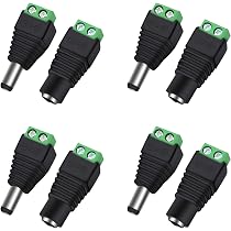 Cavo Di Alimentazione DC Maschio/femmina 3,5x1,35 Mm | Confezione Da 5, Lunghezza 30 Cm, Per CCTV E LED