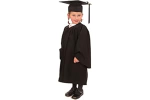 Graduation Attire Children's Nursery Graduation Gown and Cap Matte Finish Pack of 10