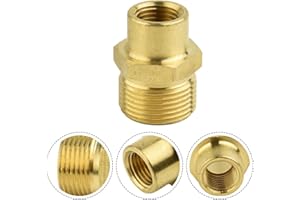 FEEGOW Lavadora a presión M22 x 1/4 pulgadas NPT hembra enchufe para adaptador estilo Karcher, reductor de tubo de agua de alta presión conector de manguera