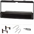 Kit Façade Radio Pour Ford Mondeo 2003-2007 - Gris Foncé, Compatible Avec Autoradios 1-DIN