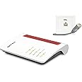 AVM Box 7530 Ax Edition International, Modem Router Wi-Fi 6 Dual Band Fino A 2.400 Mbit, S, Adsl, Vdls Fino A 300 Mbit, S, Me
