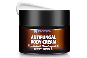 CHARMPOO Antifungal Herbal Skin Cream for Foot and Body: Gentle Formula to Support Athletes Foot Jock Itch Ringworm Itchy Skin 30g