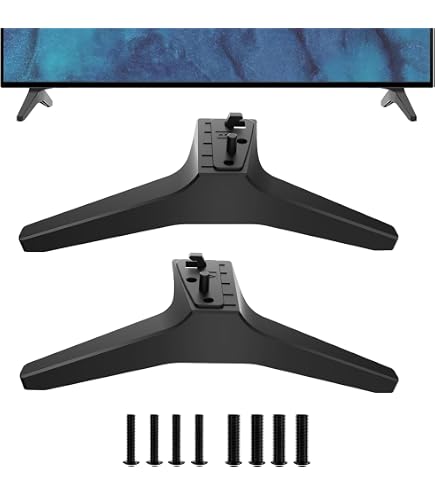 Gambe Di Ricambio Per TV LG 60 Pollici | Supporto Da Tavolo Con Viti | Compatibile Con 60UP8000PUA, 60UP7700PUB, 60UN7000PUB