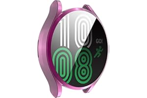 wojonifuiliy Hülle Kompatibel mit Samsung Galaxy Watch 4 40mm Schutzhülle Schutzfolie, Ultradünner TPU-Displayschutz Vollschutz Displayschutzfolie Kratzfest Displayschutz Schutz Hülle