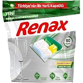 RENAX Bulaşık Makinesi Kaps&uuml;l&uuml;, 80'li Paket