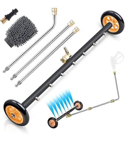 Chassis-Reiniger Set - 360° Drehbare Düse Für Auto Unterboden