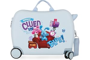 ROLL ROAD Blue´s Clues and you Maleta Infantil Azul 50x38x20 cms Rígida ABS Cierre de combinación lateral 34 1,8 kgs 4 Ruedas Equipaje de Mano
