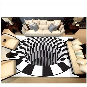 Amazon De Carpet Cl C L 3d Magic Hat Teppich Quadratische