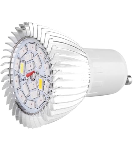 Ampoule LED Croissance Plantes 18W - Spectre Complet E27 - Pour Intérieur, Serre, Succulentes - Remplace La Lumière Naturelle