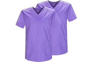 MISEMIYA - Pack 2 Pcs - Casaca Sanitario Unisex Uniformes Sanitarios Uniforme Sanitario - 2-817