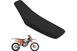 Runfarr Coprisedile Moto Cross,Coprisedile Pinza Moto Gomma Morbida Impermeabile Universale per Motocross Dirt Bike Pit Bike-Nero