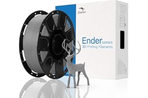‎CREALITY Creality Official Ender filament do drukarki 3D 1,75 mm filament PLA, szpula 1 kg (2,2 funta) materiały do drukowania 3D do drukarek 3D szary