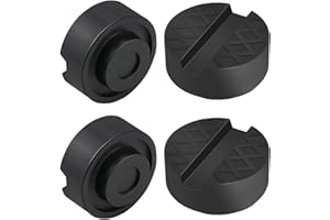 YITOBICI Auto Gummiauflage Wagenheber,Gummiauflage, für Reifenwechsel mit Wagenheber verwenden,(Schwarz,4 Stück)