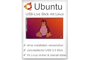 PC BILLIGER Linux Ubuntu mit 64 Bit - Live Version - bootfähig - Betriebssystem