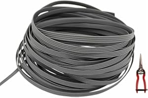 ODSK Repair Kit（Wicker + Scissors）for Wicker Table and Chair, PE Rattan for Outdoor Patio Furniture, All-Weather Wicker for Conversation Set Repair (140 ft) (Grey)