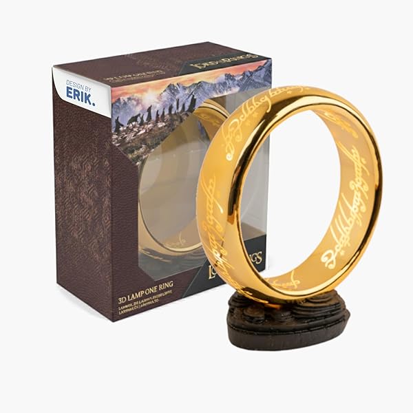 Collier Seigneur Des Anneaux - Anneau Unique Avec Chaîne De 60 Cm - Parfait Pour Cosplay Et Cadeau