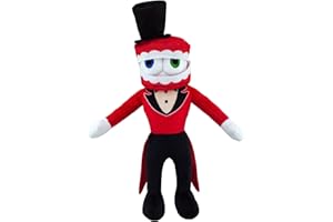 TOPLITHE Pomni Digital Circus - Muñeco de peluche de anime Pomni y Jax, lindos animales de peluche para cumpleaños para fanáticos de la televisión, adultos y niños, CAINE