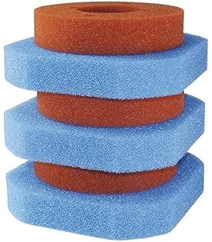 LTWHOME - Lot De 3 Mousse Grossière + 3 Mousse Fine Pour OASE Filtoclear 3000 6000 11000 15000