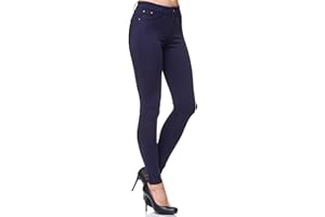 Elara Damen Stretch Hose Skinny Fit Jegging Chunkyrayan