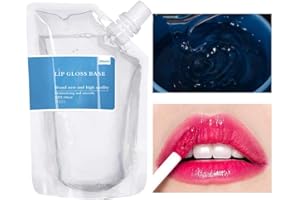 BOSIXTY Base de brillant à lèvres, apprêt de maquillage pour les lèvres 200 ml, matériau de base de brillant à pour rouge à lèvres, brillant à lèvres clair fait main bricolage