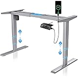Maidesite Height-adjustable Electric Desk with Strong Motors As Well As 4 Memory Controls and Collision Protection Function
