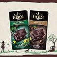 Heidi Mint Lemon Dark Chocolate 80 grams & Vegan Espresso Dark Chocolate Bar 80 grams |100% Veg| Imported |Switzerland