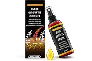 YaaHei Minoxidil 5% Hair Growth Serum for Men/Women, Rosemary Oil for Hair Growth, Reduces Hair Loss,Hair Oil for Dry Damaged Hair,Minoxidil Formula, Thickening Hair and Beard,Gentle,Refreshing
