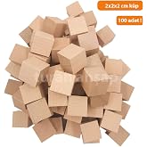 turanahşap(37) turanahşap Ahşap k&uuml;p 2x2x2 cm 100 adet ham ahşap