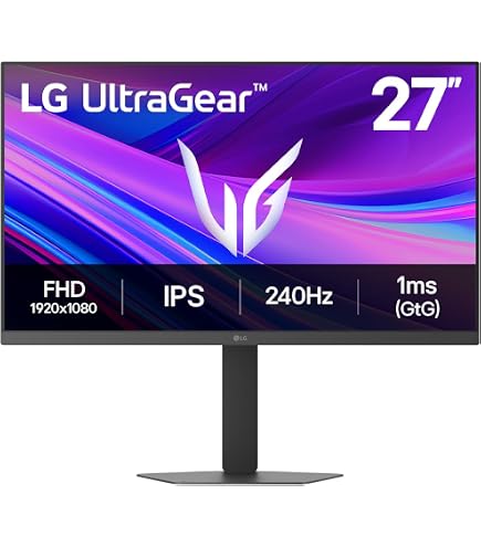 LG 27GN65R-B UltraGear Gaming Monitor, 27 inch, Full HD, IPS