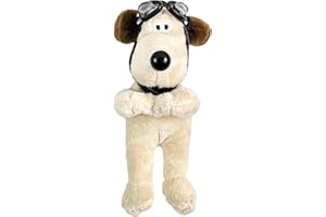 QUVBKZ Autodekoration Hund, Auto-Armaturenbrett-Ornament, Stofftier Hund, Deko Hund,Auto Deko Innen, Auto-Blinker-Wischer-Dekoration, Auto Innenraum Deko, Car Decoration (Lederkappe)