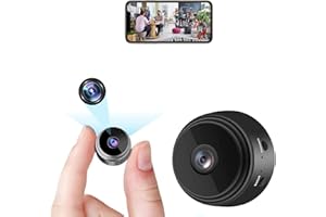 LySuyeo Mini Kamera, Überwachungskamera 1080P WiFi Kamera mit Bewegungserkennung Nachtsicht, Überwachungskamera mit Batteriestrom Geeignet für Familien verwendet