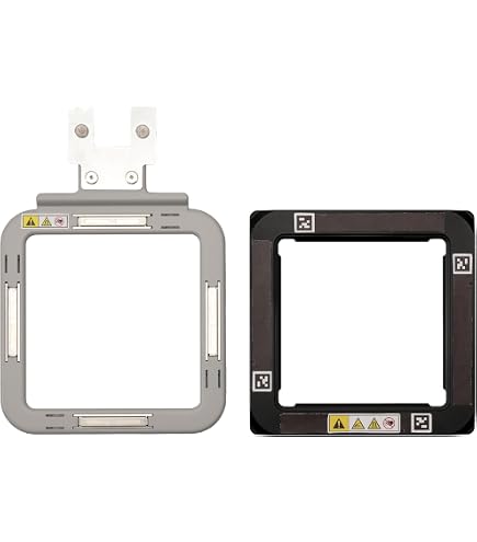 Telaio Magnetico Da Ricamo Brewland 7x17 Cm Per Brother E Baby Lock – Metallo Con 10 Magneti, Griglia Di Centraggio, Senza Pieghe